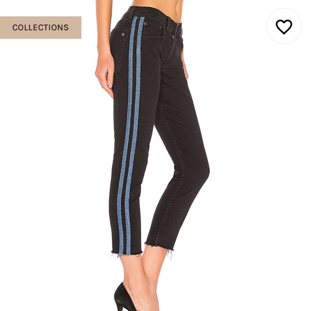 Rag & Bone Ankle Dre in Stone Black Jeans - Picture 3 of 6